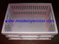 Moldes de inyeccion de cajas de plastico plegables